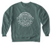 Dogwood Fiber Trail Shirts - White Logo, a Blue Spruce Comfort Colors Crewneck Sweatshirt
