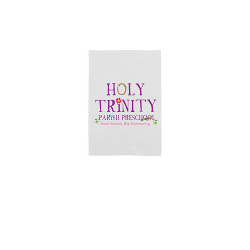 HTPP Garden Flags, a White 12" x 18" Yard Flag