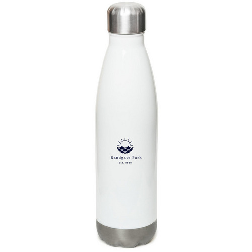 Bottle, a White Stainless Steel Water Bottle