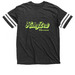 HoneyDew Logo, a Vintage Smoke / White Football Jersey Tee