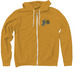Pride Merch - Dibs on the Goalie!, a Heather Mustard Zip Up Hoodie