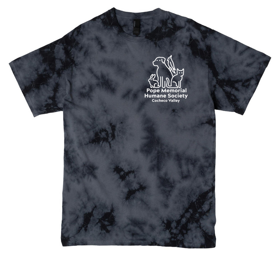 PMHS-CV Tie Dye T-Shirt, a Black Crystal Tie Dye Tee