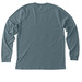 Adult Warm Gear, a Heather Slate Premium Long Sleeve Tee (back-view)