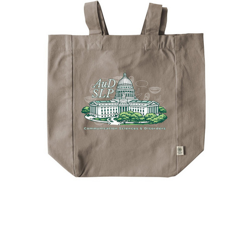Capitol Tote, a Pumice Recycled Cotton Tote Bag