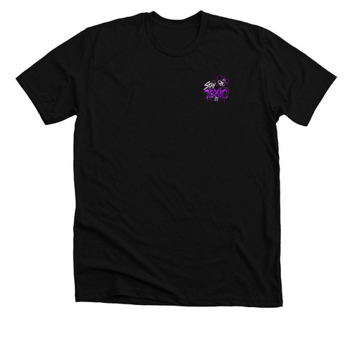 Get Toxic&nbsp;, a Solid Black Blend Premium Unisex Tee
