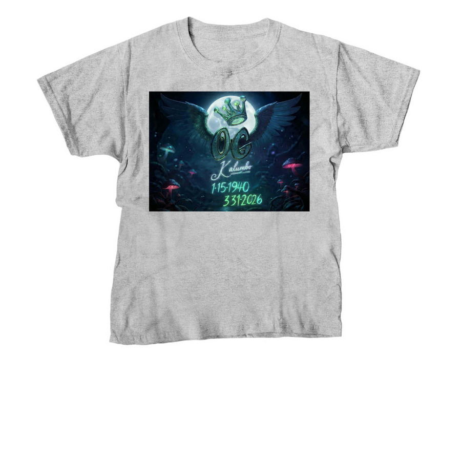 Memories of Og kalumbo&nbsp;, a Sport Grey Youth Unisex Tee