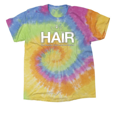 Let the Sunshine In Tee, a Eternity Classic Tie Dye Tee
