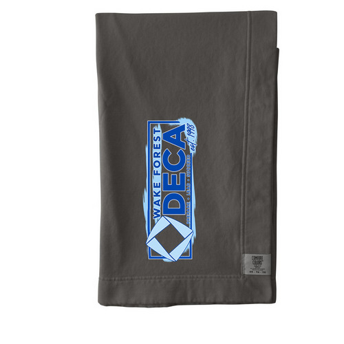 Wake Forest DECA Classic Blanket, a Pepper Comfort Colors Blanket