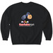 FanfaireNYC 2026 - Squibbles + Bagel, a Black Softstyle Crewneck Sweatshirt