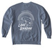 Lake Bandini, a Blue Jean Comfort Colors Crewneck Sweatshirt (back-view)