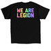 PriDEMONth Rainbow Legion, a Black Classic Unisex Tee (back-view)
