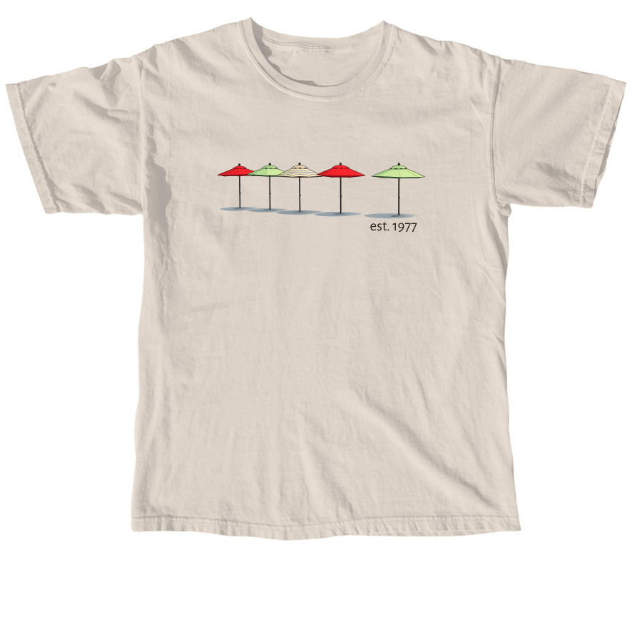 50th Reunion Shirt With Text on Back, a Ivory Comfort Colors Unisex Tee