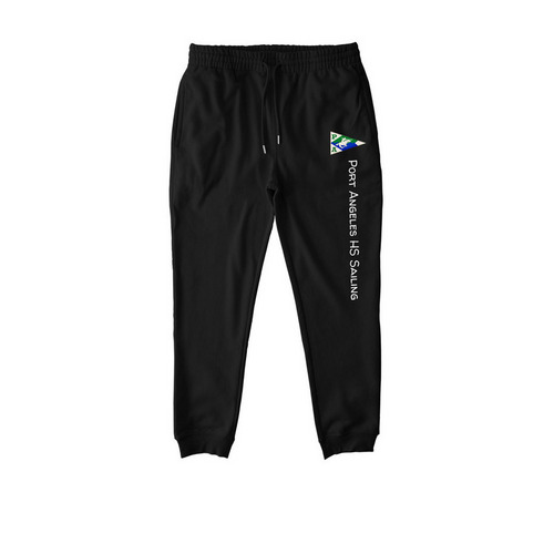 Port Angeles High School Sailing Bottoms, a Black Stanley/Stella Unisex Flyer Jogger