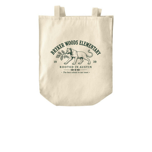 Rooted Tote, a Natural Over-the-Shoulder Shopping Tote Bag