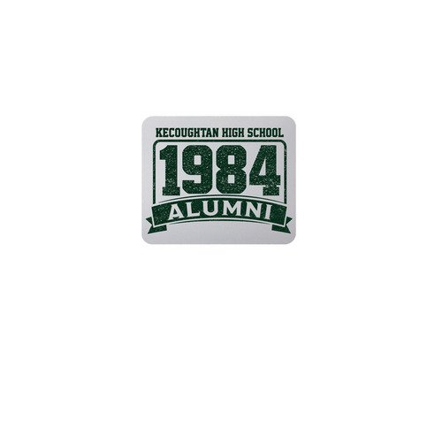 KHS '84 Alumni Mouse Pad, a White Full Color Mouse Pad