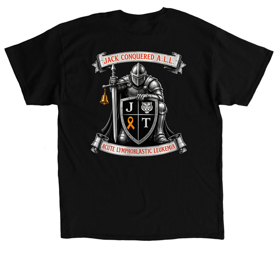 Jack?s Warriors&nbsp;, a Black Classic Unisex Tee (back-view)