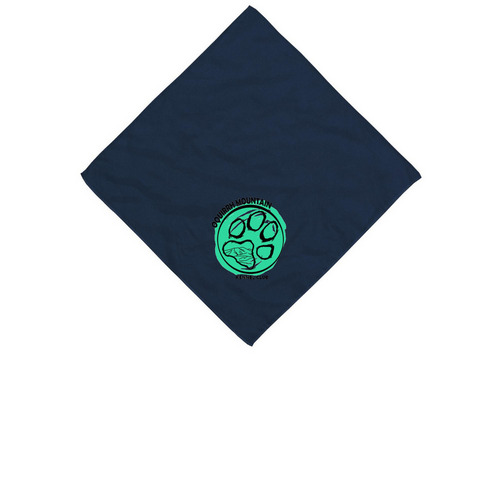 Oquirrh Mountain Kennel Club Merch, a Navy Cotton Bandana