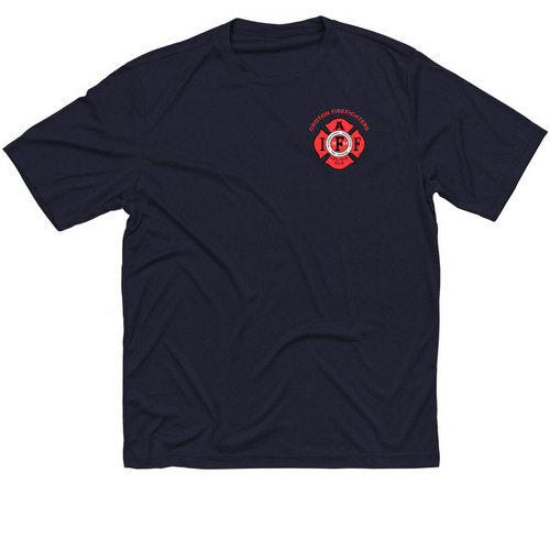 IAFF Workout Shirt - Red, a True Navy Classic Performance Tee