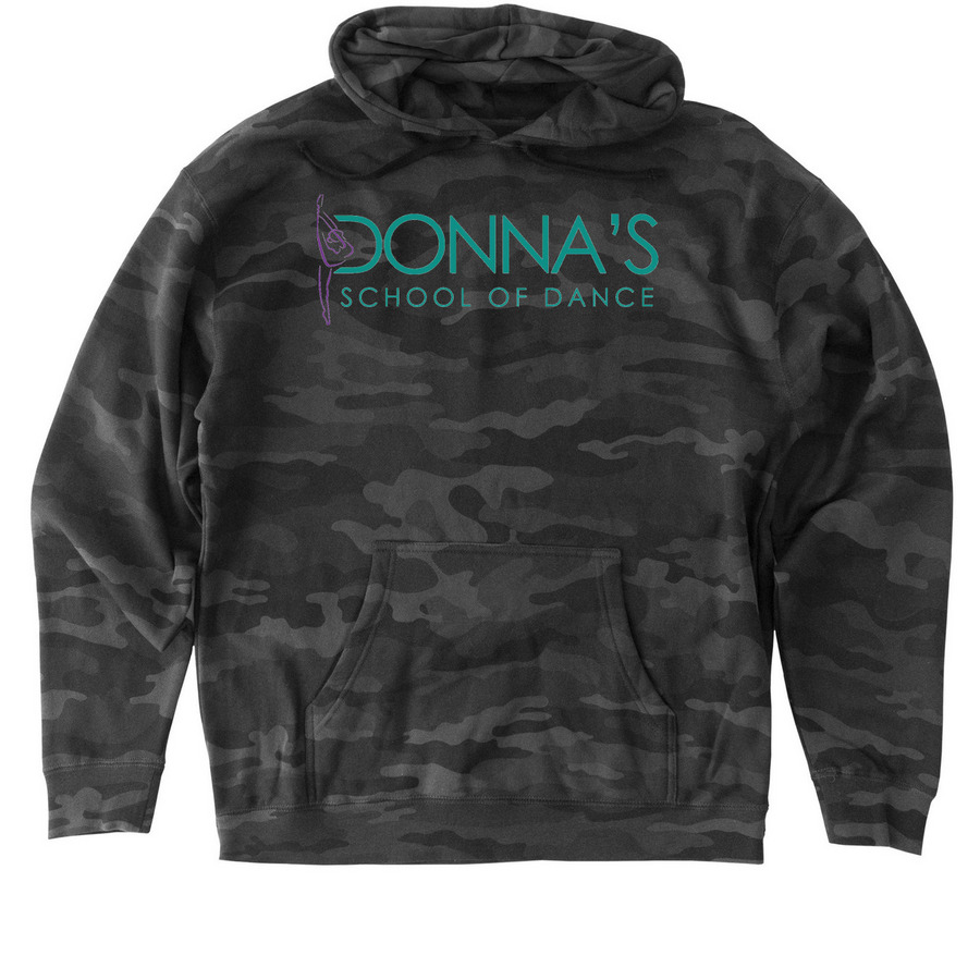 DSD Fun Hoodies, a Black Camo Heavyweight Camo Pullover Hoodie