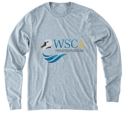 WSC4&nbsp;Eco-Friendly Long Sleeve, a I Like You Blue Allmade Eco Triblend Long Sleeve Tee