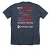 I Heart LifeFlight Eagle, a Heather Midnight Navy Premium Unisex Tee (back-view)