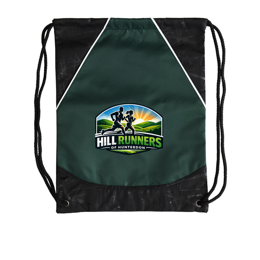 HRH Drawstring Bags, a Forest Green Rival Cinch Pack