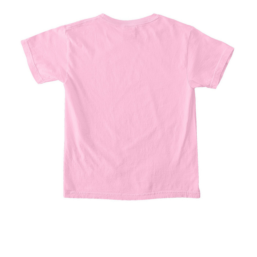 Youth Girls Submarine Spotter, a Blossom Comfort Colors Youth Tee (back-view)