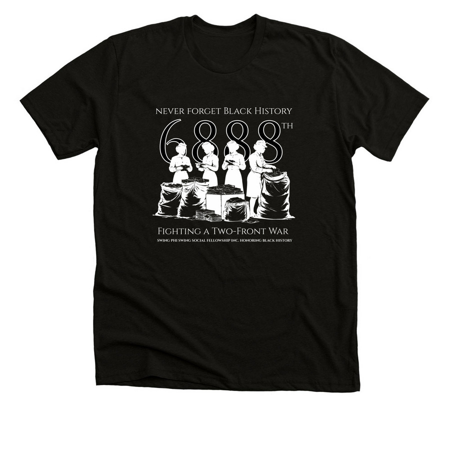 Six triple eight, a Solid Black Blend Premium Unisex Tee