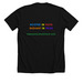 Timeless Pride T-Shirt, a Solid Black Blend Premium Unisex Tee (back-view)