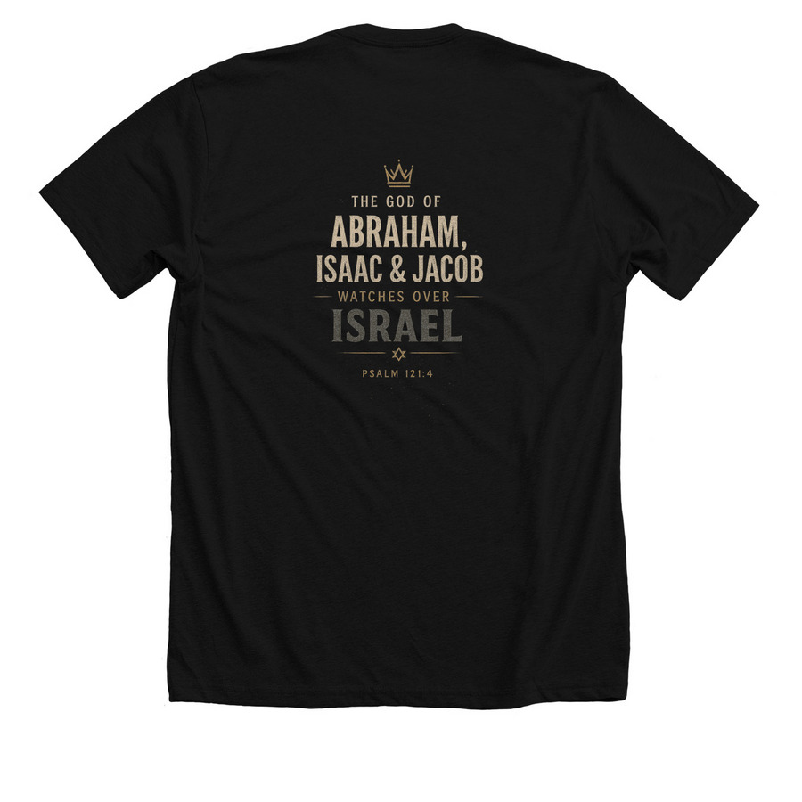 Restoring Godly Foundations&nbsp;, a Solid Black Blend Premium Unisex Tee (back-view)