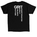 Grit2Greatness Endurance, a Black Classic Unisex Tee (back-view)