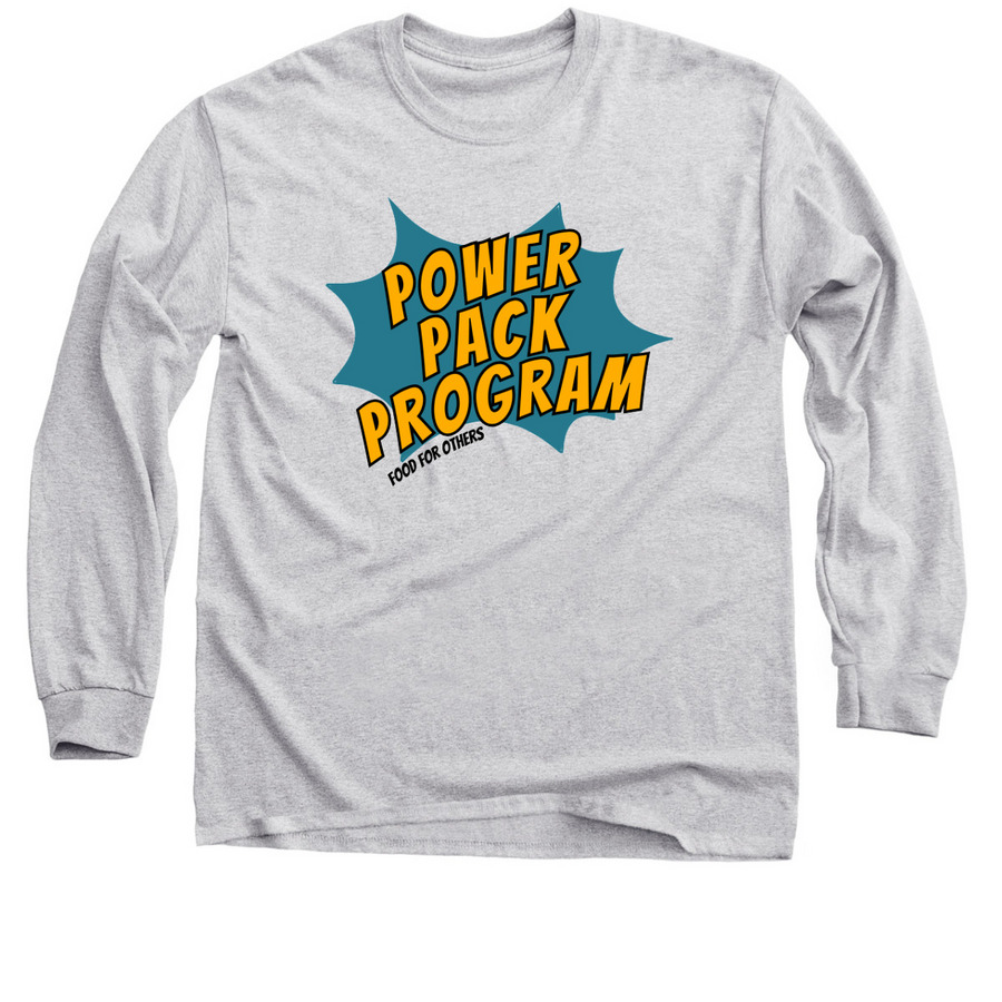 Power Pack Program Shirt, a Sport Grey Classic Long Sleeve Tee