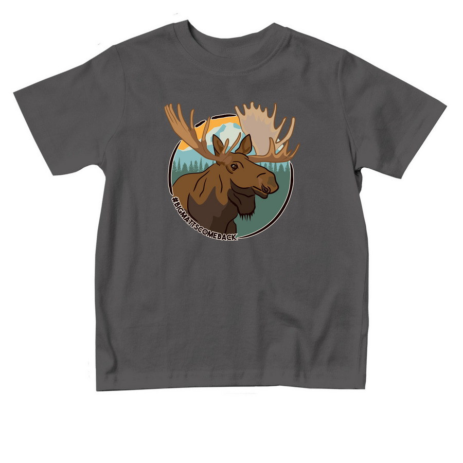 #BIGMATTSCOMEBACK, a Charcoal Toddler Tee