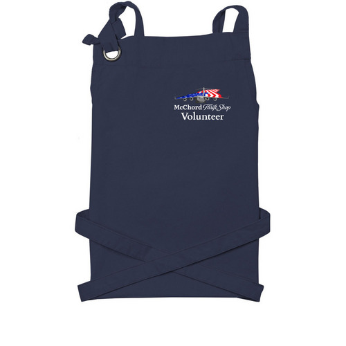 MTS Volunteer apron, a Navy Cotton Canvas Pocket Apron