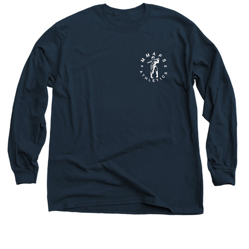 Mmaps major long sleeve&nbsp;, a Navy Classic Long Sleeve Tee