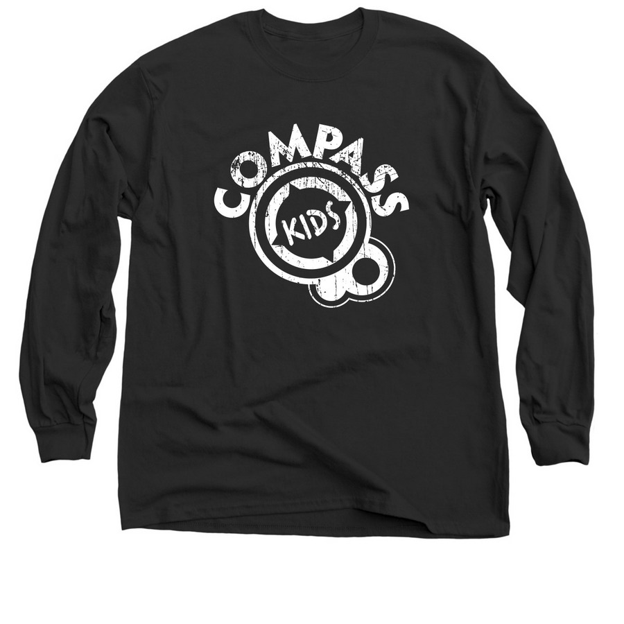 CompassKids Adults & Kids Merch&nbsp;, a Black Classic Long Sleeve Tee
