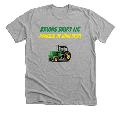 Powered by john deere shirts, a Athletic Heather Premium Unisex Tee