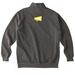 The Summer Cheerleader, a Pepper Comfort Colors Quarter Zip Pullover (back-view)