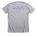 HAS Relaunch&nbsp;, a Athletic Heather Premium Unisex Tee (back-view)