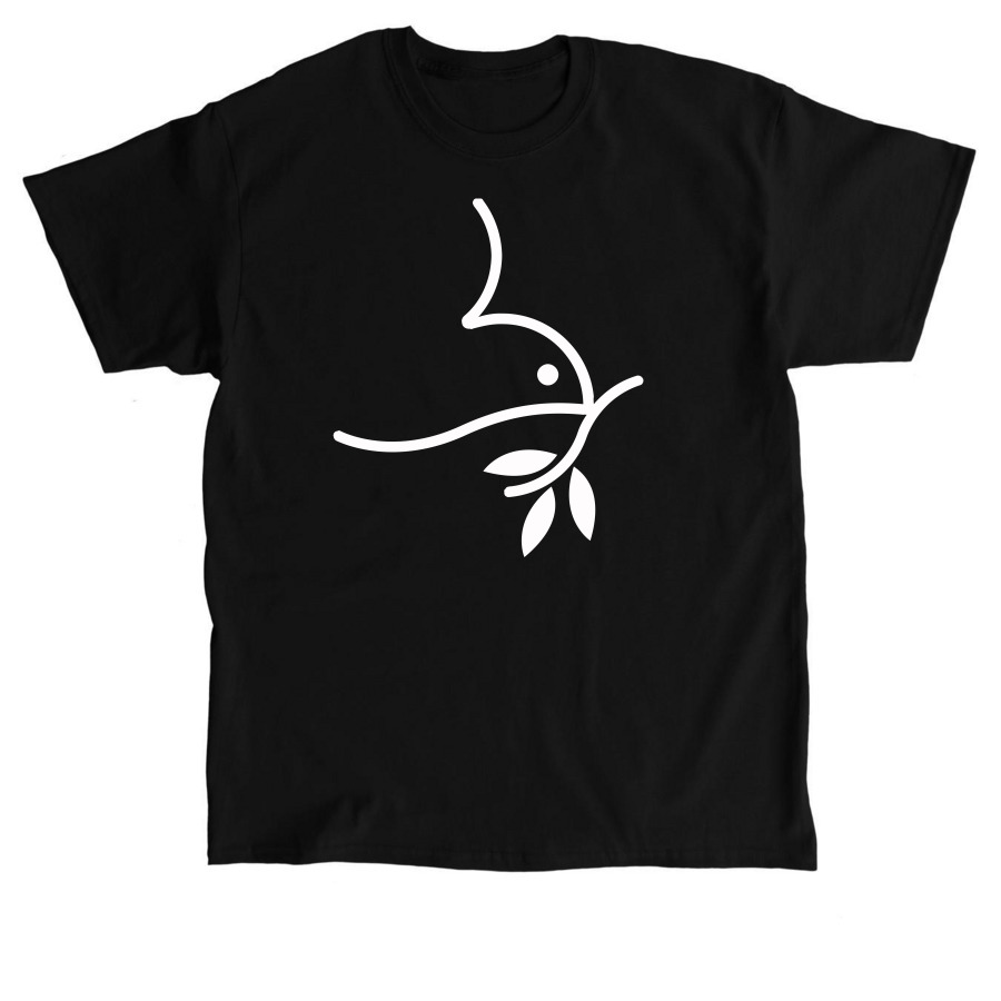 The BIG Dove!, a Black Classic Unisex Tee