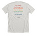 You matter., a Heather Cement Premium Unisex Tee (back-view)