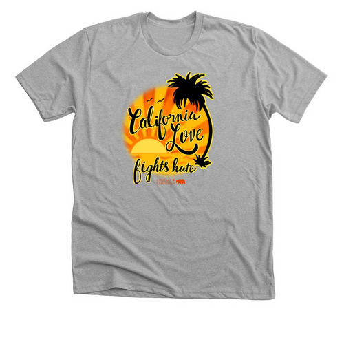 California Love Yellow, a Athletic Heather Premium Unisex Tee