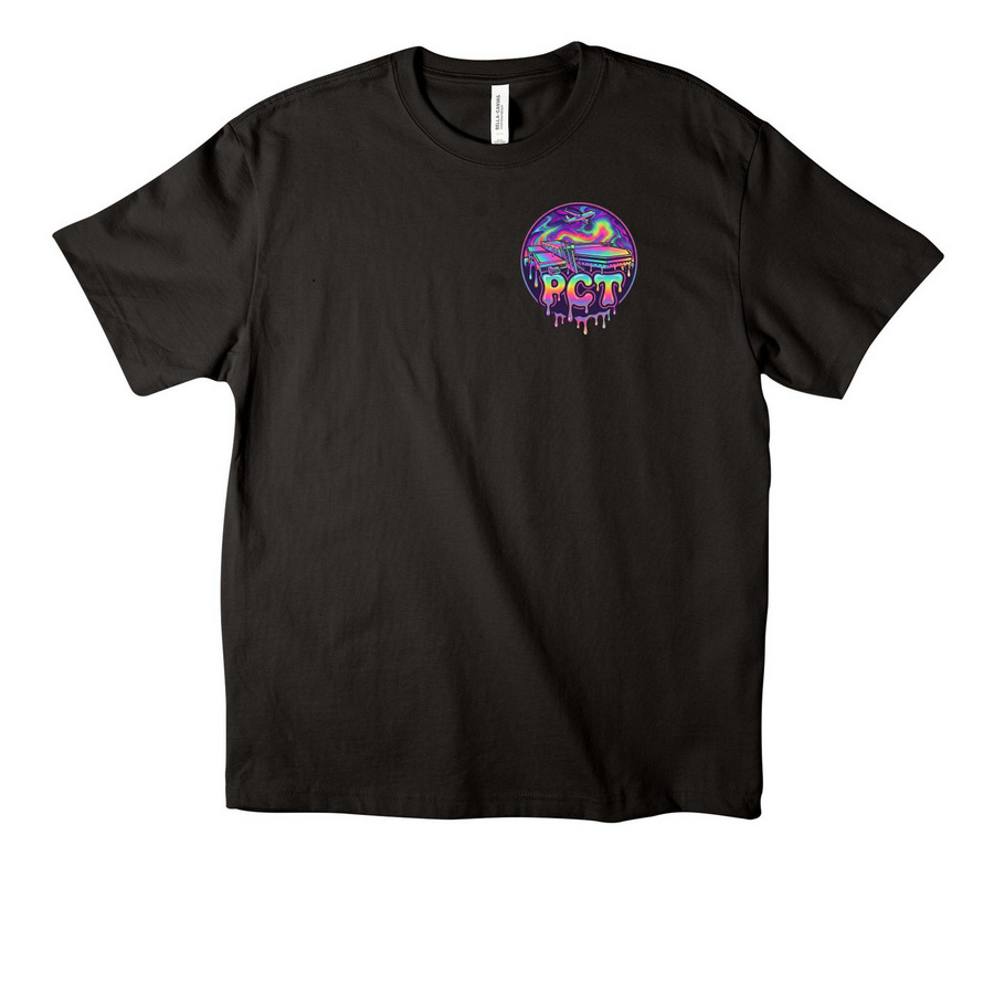 TRIPPY PCT, a Black Unisex Heavyweight Tee