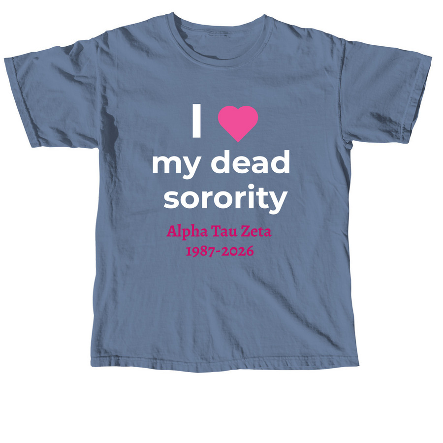 RIP ATZ, a Blue Jean Comfort Colors Unisex Tee