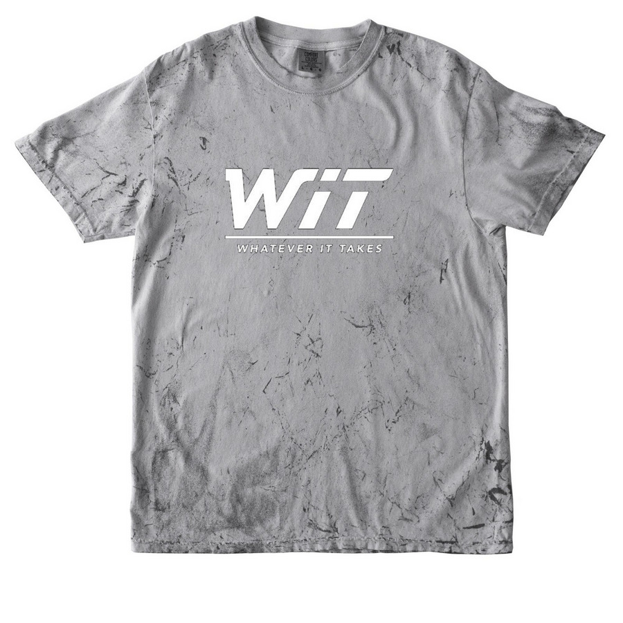 WIT., a Smoke Comfort Colors Colorblast Tee