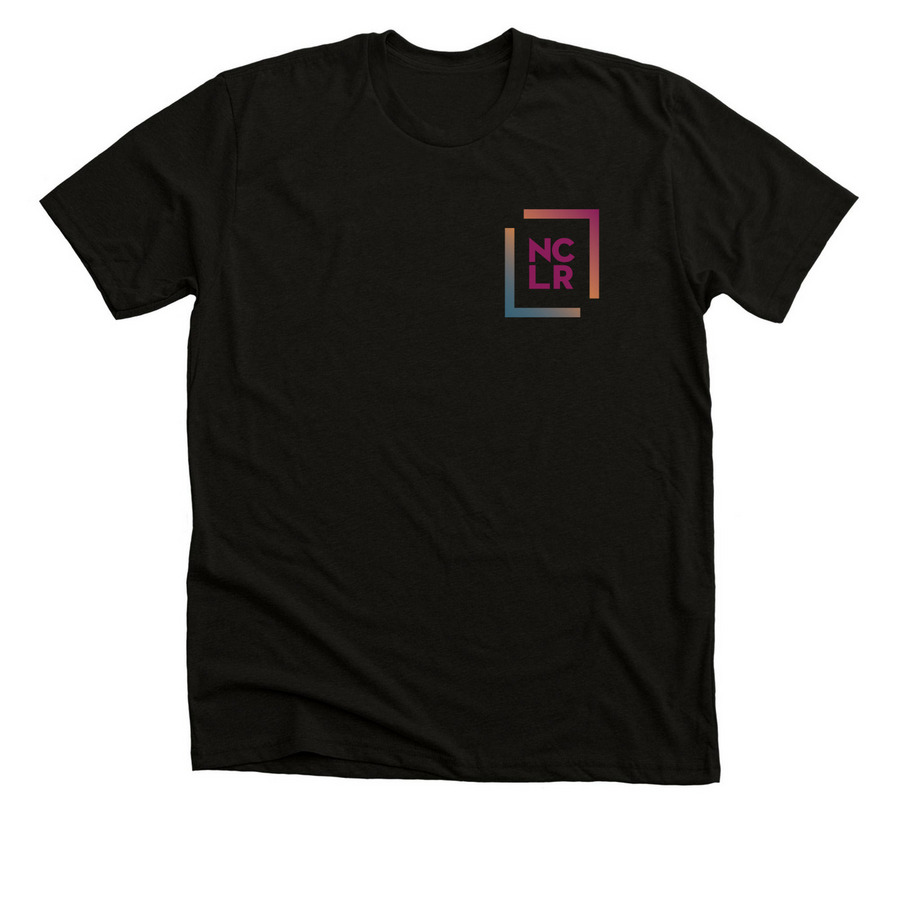 NCLR Pocket Tee, a Solid Black Blend Premium Unisex Tee
