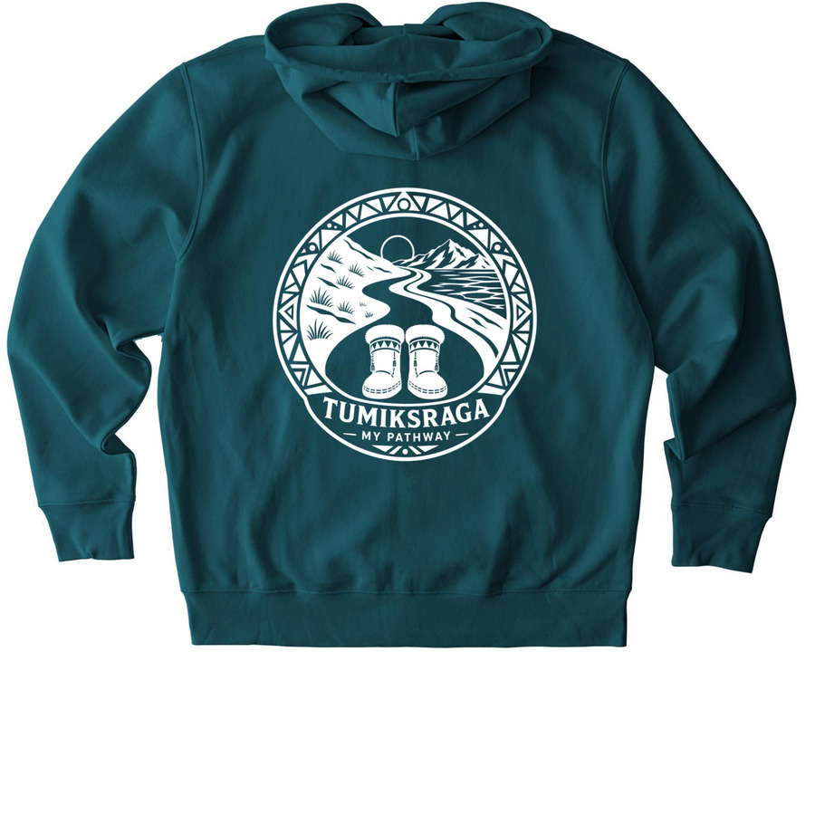 Tumiksraga, a Stargazer Stanley/Stella Unisex Cultivator 2.0 Zip Up Pullover Hoodie (back-view)