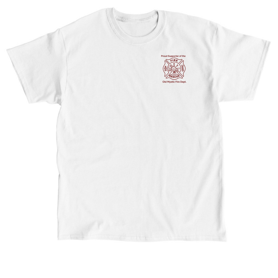 OMFD Supporter Shirt with Seal - White, a White Classic Unisex Tee
