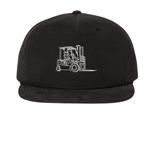 Certified Awesome white, a Black Printed Umpqua Snapback Cap