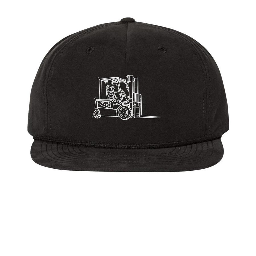 Certified Awesome white, a Black Printed Umpqua Snapback Cap